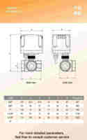 Vanne à boisseau sphérique électrique en laiton 3/4 pouce, 2 voies, étanche IP65, pour eau froide et chaude, 2 fils, normalement fermée, AC220VDC12-24V