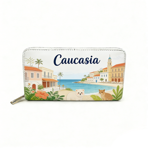 Cartera de Cuero con Diseño Temático de Camerún, Caucasia, Cabo de la Esperanza, <span class=keywords><strong>Islas</strong></span> Cabo Verde, Caroline y Charlotte, Venta al Por Mayor - Product Image 2