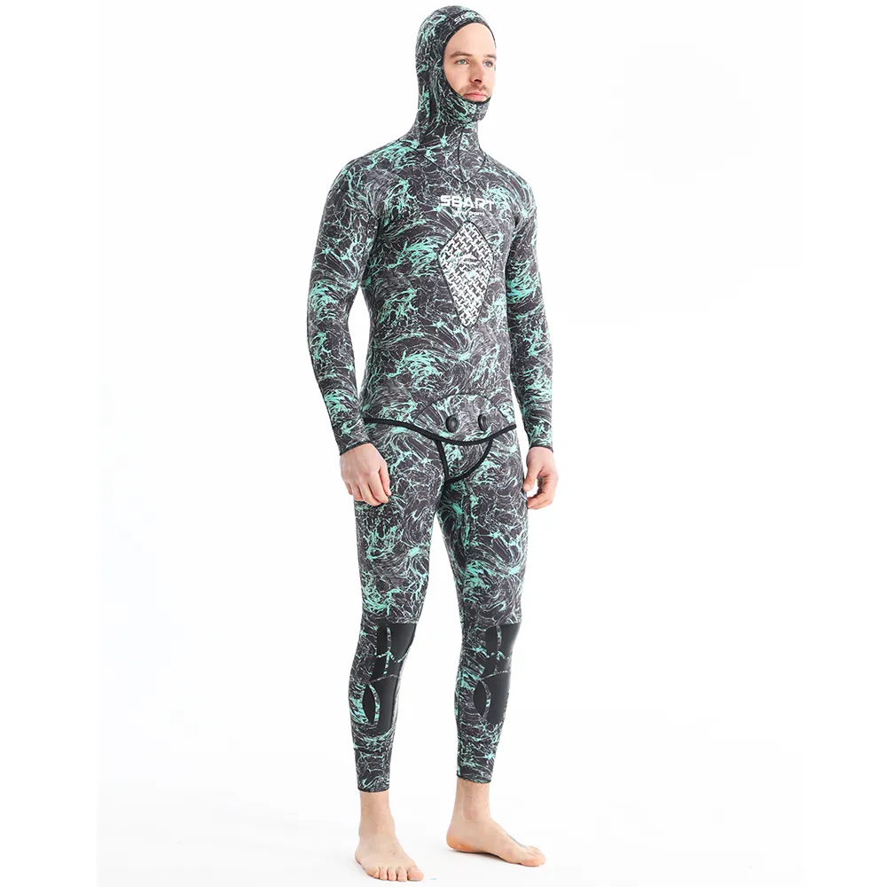 2024 High Quality Custom Logo Long Sleeve Spearfishing Wetsuit Neoprene Traje De Buceo Full Body 1.5mm 3mm Wet Suits