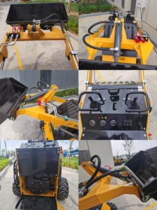 48V <strong>Battery</strong> <strong>Power</strong> Electric Loader Skid Steer Design Zero Emission Quiet Operation for Indoor Warehouse Charging System Included - Product Image 6