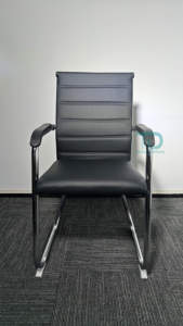 Chaise de <span class=keywords><strong>bureau</strong></span> robuste Foshan sans roulettes en tissu maillé pour réunions, réceptions, visiteurs, événements et conférences - Product Image 5
