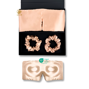 Masque de <span class=keywords><strong>sommeil</strong></span> en soie de mûrier biologique, style roi, 3D profilé, occultant, avec logo personnalisé, best-seller 2026 - Product Image 5