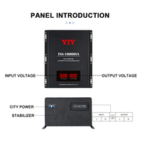 Puissance 10000va climatiseur mural 10kva stabilisateur de régulateur de tension servo automatique 220v Ac 230V