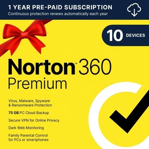 Norton 360 Premium 1 ปี 10 เครื่อง Norton 360 Premium 10 อุปกรณ์ ยูโร - Product Image 2