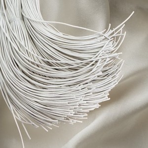 Cordon tressé élastique ciré 100 % nylon de haute qualité pour macramé, bricolage, haute ténacité, 1 mm, avec logo personnalisé pour vêtements, sacs, chaussures, maison - Product Image 1