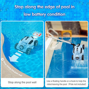 Aspirateur sans fil rechargeable automatique, robot <span class=keywords><strong>de</strong></span> nettoyage <span class=keywords><strong>de</strong></span> <span class=keywords><strong>piscine</strong></span> et accessoires - Product Image 6