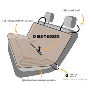 Camas para Perros para Asientos Traseros de Automóviles, Lavables, Suaves, para Todas las Estaciones, con Diseño Elevado, Venta al por Mayor - Product Image 2