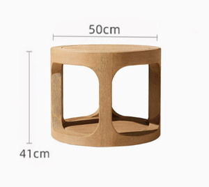 Table d'appoint/côté extérieure en teck moderne personnalisable pour hôtels et villas, résistante aux intempéries, OEM - Product Image 4
