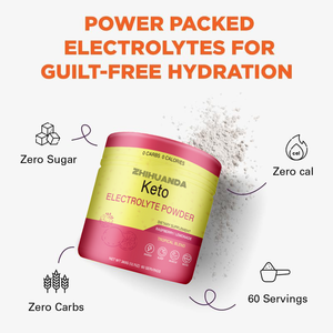 אבקת תזונת ספורט קיטו ויטלס, לחות, חלבון, מולטי ויטמין, אלקטרוליטים, למבוגרים, להתאוששות מאמונים, תמיכה בירידה במשקל - Product Image 3