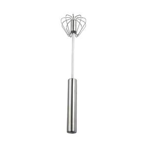 Batteur à oeufs en acier inoxydable Batteur à oeufs en acier inoxydable semi-automatique pour la <span class=keywords><strong>cuisine</strong></span> <span class=keywords><strong>Fouet</strong></span> à main rotatif - Product Image 1