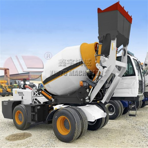 Equipo de construcción chino Diesel 1,2-6,5 Cbm Pequeño camión mezclador de concreto de carga automática con máquina de bomba - Product Image 3