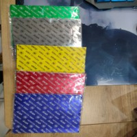 Papier stratifié imprimé coloré de papier d'aluminium de feuille carrée faite sur commande enduit pour l'emballage alimentaire de salon