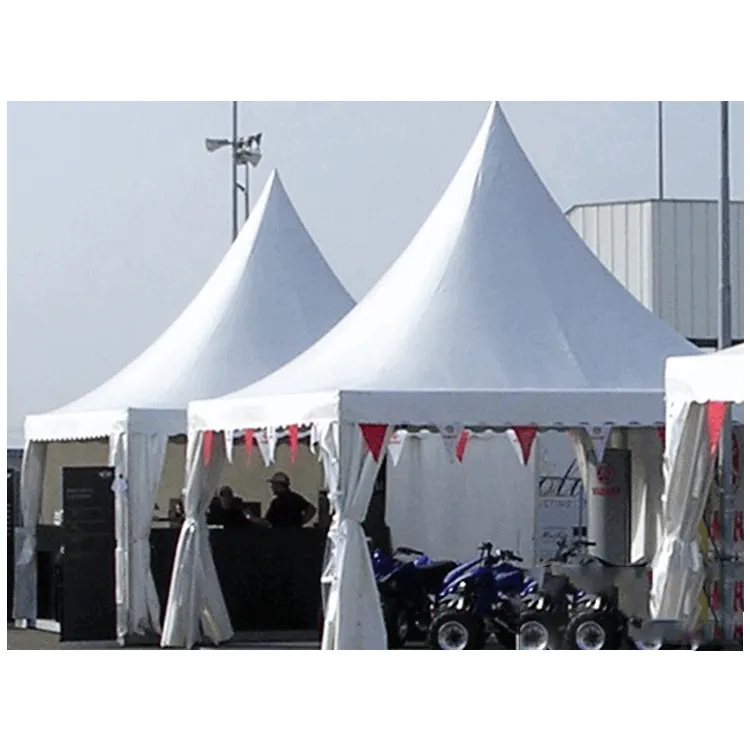 Guangzhou liefert 4x4 5x5 6x6 6x4m Outdoor-Ausstellung Pagode Tipi Hochzeit Event Party Zelt Zum Verkauf