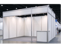 Stand modulaire standard en profilé aluminium 3*6, léger et facile à démonter, pour la location d'expositions, pays d'Asie du Sud-Est