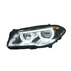 Fari DRL Bicolore SJC Auto Car Parts per <span class=keywords><strong>BMW</strong></span> Serie 5 <span class=keywords><strong>F10</strong></span> F11 2011-2017, Sistema di Illuminazione Anteriore <span class=keywords><strong>LED</strong></span> Aggiornato - Product Image 2