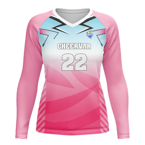 เสื้อวอลเลย์บอลแขนยาวทรงสลิมฟิตสำหรับผู้หญิงแฟชั่น - Product Image 5