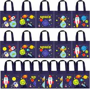 20Pcs Outer Space Theme Favor <b>Bag</b> Kids Birthday Party Baby <b>Shower</b> Goodie <b>Bags</b> - Product Image 2