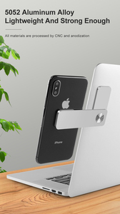 Magnetic Multi-Device <strong>Monitor</strong> <strong>Stand</strong>, Adjustable Laptop Mount with Phone Holder for Dual Screen Setup (OEM Support) - Product Image 4