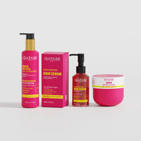 Kit de Soins Capillaires à la Kératine OEM Marque Privée pour Cheveux Abîmés – Réparateur, Après-Shampoing et Masque pour un Contrôle des Frisottis et une Chevelure Lisse