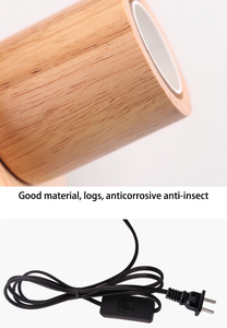 LED bảng ánh sáng đứng bảng đèn căn cứ LED bảng đèn E27 rắn gỗ đèn chủ nodic thiết kế lớn sang trọng tầng giường bên - Product Image 5