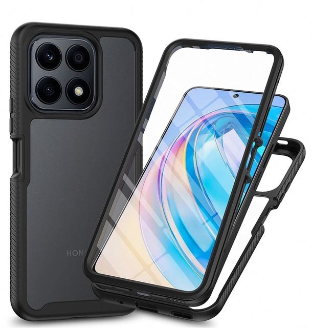 Screen Protector Full Heavy Duty Protection Shockproof Anti-Scratched Rugged Case for Huawei Honor X8A Cover Case