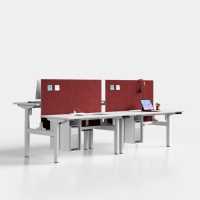 Cadre de bureau debout électrique réglable en hauteur ergonomique moderne et durable pour un usage professionnel