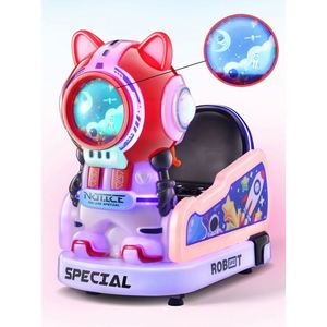 New Children Electric Coin Toy Car Space MP5 Swing Machine Snowflake Shake Horse <b>Game</b> Machine - Product Image 6