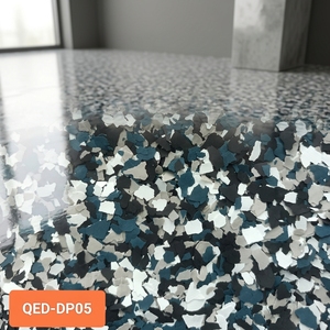 Epoksi Reçine Pul Zemin Kaplama Levhaları <span class=keywords><strong>Polya</strong></span> Spartik Asit Ester Zemin Pulları Renkli Pullar Özel Karışık Çok Renkli Epoksi Zemin Kaplaması - Product Image 4