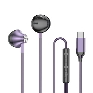Casque intra-auriculaire avec décodage numérique et subwoofer, interface Type-C, cordon de 1,2 m, matériau ABS/TPE, pour le sport, les jeux et les téléphones - Product Image 1