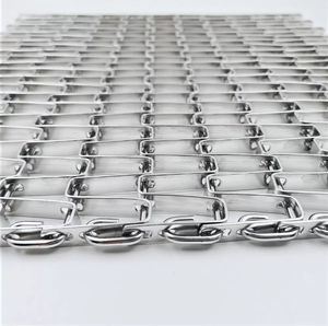 304/316 soğutma makinesi için paslanmaz çelik tel örgülü konveyör geleneksel Spiral kızarmış gıda - Product Image 2