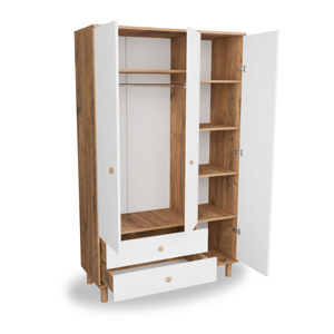 Office Filing Cabinet, <b>3</b>-<b>Door</b> -Drawer <b>Wardrobe</b> Children's Room <b>Wardrobe</b> - Product Image 4