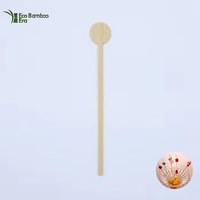 Brochettes à cocktail décoratives en bambou jetables, mini, en bambou perlé, de nombreuses formes, personnalisation directe d'usine