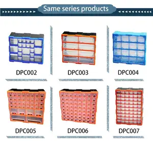 DRX New Style Hochwertige bunte stapelbare Großhandel Perlen Aufbewahrung sbox hängen Behälter Kunststoff Schubladen mit 8 Schubladen