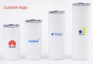 Botella de Agua de Doble Capa con Nombre de Marca Personalizado, Vaso para Auto, 20oz 30oz, Acero Inoxidable 304, Tazas de Viaje con Pajita - Product Image 4
