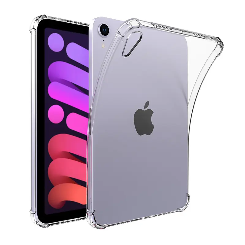 Coque de protection transparente en Silicone, étui souple TPU résistant aux chocs pour tablette iPad mini 6 2021 mini 2 3 4 5