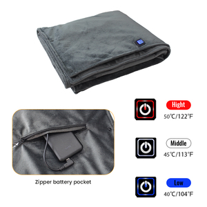 Mới Đến 12V Có Thể Sạc Lại Điện Nước Nóng Đệm Chăn <span class=keywords><strong>USB</strong></span> Nóng Ném Mặc Dệt Kim Cho Mùa Đông Ngoài Trời Văn Phòng Nhà Sử Dụng - Product Image 4