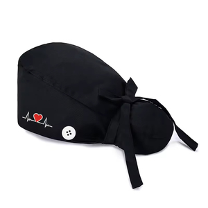 Chapeaux de travail en satin de qualité supérieure avec doublure et boutons, imprimés de dessins animés, pour infirmières, casquettes médicales respirantes pour femmes, livraison rapide - Product Image 6