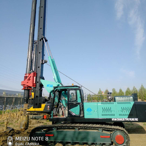 Appareil de forage rotatif HF340 pour alésage Pile et empilage de roche 210HP moteur diesel 100 KN.m couple 20m profondeur unité mobile - Product Image 1