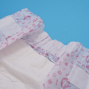 Couches jetables pour <span class=keywords><strong>chien</strong></span> <span class=keywords><strong>femelle</strong></span>, anti-fuites, super absorbantes, doublure douce et respirante pour <span class=keywords><strong>chien</strong></span> en chaleur ou incontinent - Product Image 5