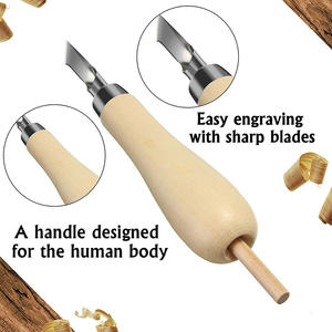 Bview Art DIY Sculpture Linoléum Cutter Tools avec 5 lames - Product Image 4