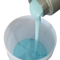 Caoutchouc de silicone liquide RTV2 à haute résistance à la traction pour la fabrication de moules, la sculpture et le moulage de béton