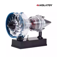 NIKOLATOY & Saturn Culture Modèle de moteur turbofan de 30 cm Ornement Thème cinéma et télévision Unisexe