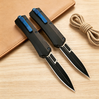 Couteau de chasse portable en acier D2 avec manche en alliage d'aluminium T6 et fibre de carbone, outil de survie en jungle, outil de poche EDC
