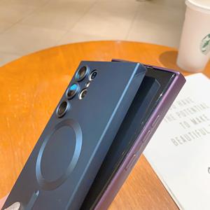 Custodia Magnetica di Lusso per <span class=keywords><strong>Samsung</strong></span> <span class=keywords><strong>Galaxy</strong></span> S25 S24 S23 S22 Ultra Plus S21 S20 FE Note <span class=keywords><strong>20</strong></span> A35 A55 A05 A15, <span class=keywords><strong>Cover</strong></span> Morbida in TPU - Product Image 3