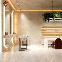 Vitrine moderne de luxe en fer et aluminium pour exposer les ongles à éclairage LED dans un magasin de détail ou un centre commercial