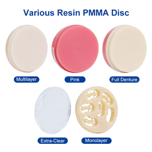 Smile Find Disque de prothèse dentaire PMMA multi-couches pour implant, bloc CAD/CAM pour fraisage lisse 95mm - Product Image 6