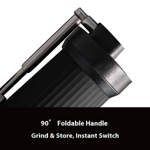 Molinillo de Café Manual Portátil de Acero Inoxidable con Diseño Moderno de Siete Estrellas, Herramienta Plegable para Café - Product Image 3