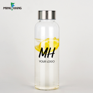 2025 Nieuwe Custom Private Label Draagbare Glazen Waterfles Wandfles Hoge Borosilicaat Glazen Theefles - Product Image 3