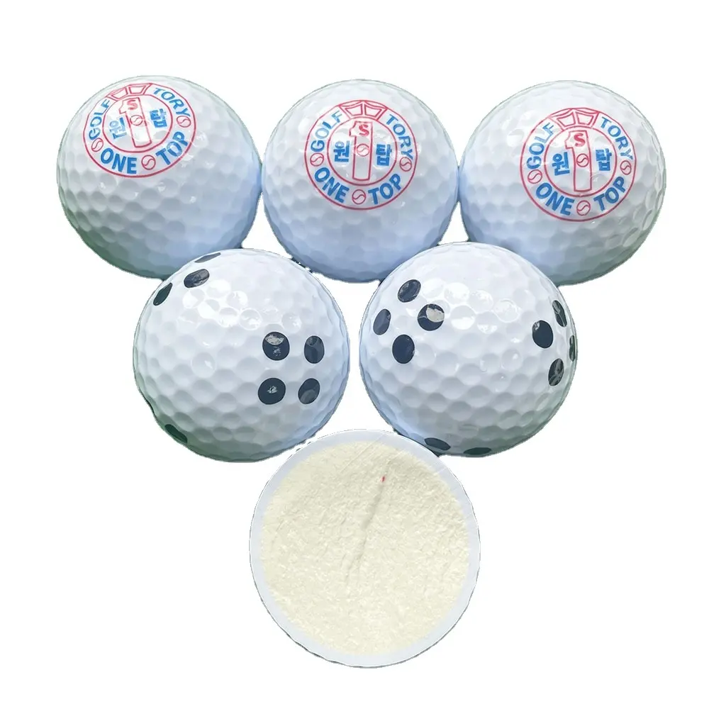 White Dimple USGA Standard 2Layers Golf Ball New Pattern Custom Practice Ball
