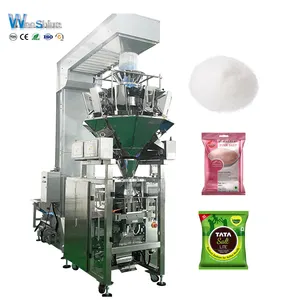 Tốc Độ Cao Tự Động Đa-Đầu Trọng Lượng 1Kg Màu Hồng Muối Và Đường Gói Máy Đóng Gói